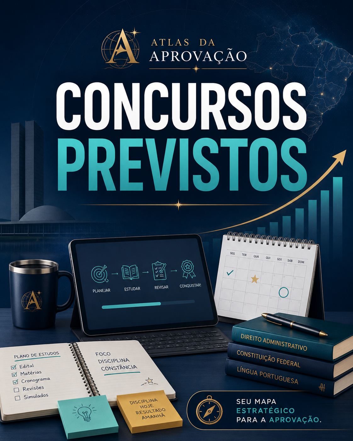Sem CNU novo em 2026? Os concursos que vão dominar o 2º semestre (e onde focar)